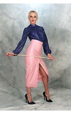 Long Tight Skirt with Press Studs