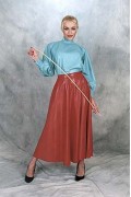 Long Flared Skirt