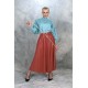 Long Flared Skirt