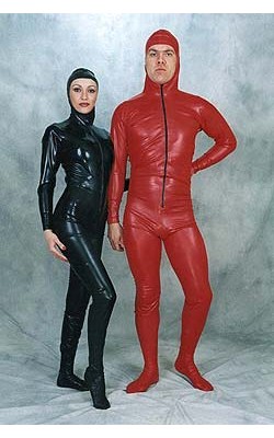 Hooded Suit Front Zip