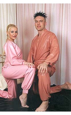 Pyjamas Tie Belt Banded Ankle and Wrist