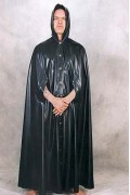Cape with Hood and Arm Slits